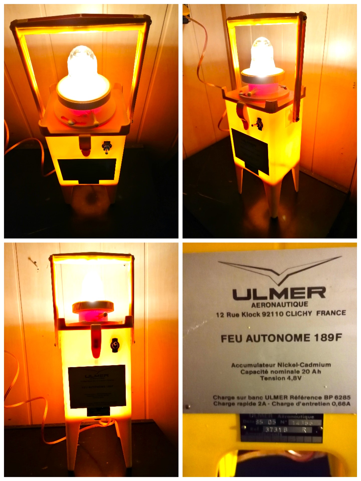 LAMPE DE PISTE ULMER