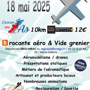 Présent à la 2éme journée de l’aviation le 18 Mai 2025.
